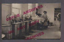 Villa Grove ILLINOIS RPPC 1911 NEW LAUNDRY Clothes Washing nr Champaign Tuscola picture