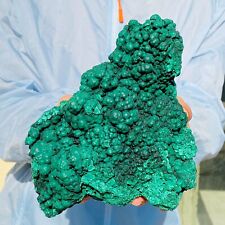 4.41LB Rare And Beautiful Natural Green Malachite Crystal Gem Mineral Specimen picture