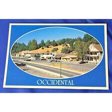 Occidental California Postcard Chrome Divided picture