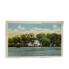 Winona Lake Indiana IN  Kosciuszko Lodge Vintage Postcard picture