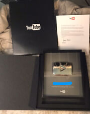YouTube 100k Play Button Plaque (100% Authentic) 2017 picture