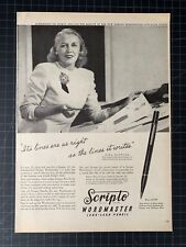 Vintage 1946 Scripto Pencils Print Ad picture