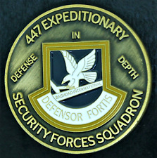 USAF 447th Exp Security Forces Police Baghdad Int Airport Challenge Coin CC-15 picture