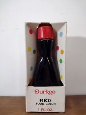 Vintage Durkee Red Food Coloring Original Packaging 1 oz 50s 60s  picture