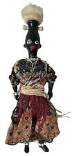 Vintage African Tribal (Zulu?) Doll, Ceramic & Fabric With Beads picture