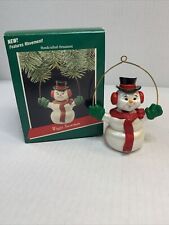 Hallmark 1989 Wiggly Snowman Christmas Ornament Features Movement picture