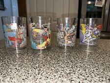 Walt Disney World 100th Anniversary Set Of Four McDonald's Glasses Mickey Mouse picture