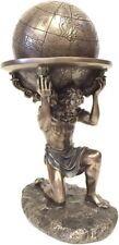 Veronese Design 9 Inch Greek Titan Atlas Carrying The World Statue Bronze  picture