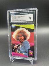 1991 Pro Set SuperStars MusiCards UK Whitney Houston #60 CGC 9 picture