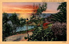 sunset, Laguna Beach, California, Orange County, stunning beaches, Postcard picture