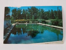Postcard Forsyth Montana Municipal Swimming Pool picture