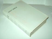 Vintage 1958 Bride's BIBLE Silver Edges Collins Ruby Clear Type with BOX picture