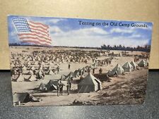 Tenting On The Old Camp Grounds Postcard ￼ picture