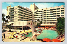 Postcard Hollywood By The Sea Florida Diplomat Resort Hotel Pool People View FL picture