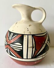 Sandien Native American Indian Navajo Small Handmade Ceramic Southwest Pitcher picture