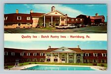 Harrisburg PA-Pennsylvania, Quality Inn, Dutch Pantry Inns, Vintage Postcard picture