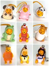 Vintage New Winnie the Pooh Keychain Mini Figures Toy Bag Charm Peek-a-Pooh TOMY picture