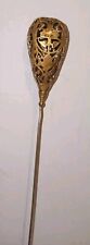 Antique Pierced Brass Hatpin Chinese Chinoiserie Art Nouveau Stick Pin Gilt picture