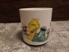 Vintage Sesame Street Plastic Cup 1971 1978 Muppets Oscar Big Bird Cookie Grover picture