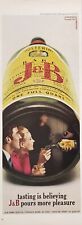 1968 J&B Scotch Worlds Apart In Quality Vintage Print Ad picture