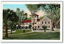 c1920's Casino Ponce De Leon Springs Florida FL Antique Unposted Postcard picture