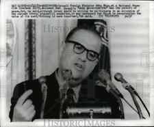 1970 Press Photo Israeli Ambassador Abba Eban Addressing National Press Club picture