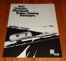 Original 1971 Chrysler Plymouth Trailer Towing Package Sales Brochure Satellite picture