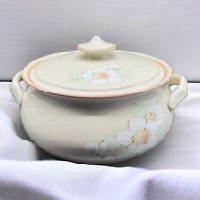 Denby Daybreak Fine Stoneware Handcrafted England Serving Casserole Dish 7”W 5”T picture