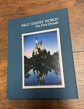 Vintage 1982 Walt Disney World The First Decade Hardcover Book Illustrated Photo picture