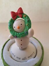 Hallmark YOU MAKE ME ALL MERRY figurine  Snow One Like You Collection Porcelain picture