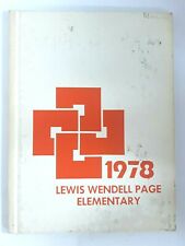 Vintage 1978 Lewis Wendell Page Elementary 5th/6th grade annual  Scottsboro, AL picture