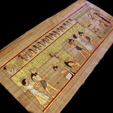 XXXL Huge Signed Handmade Papyrus Egyptian Judgment Day Painting_75