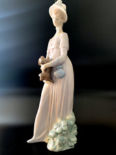 Retired LLadro Spain Figurine  # 4994 My Little Pet Woman Holding Dog Glossy picture