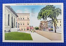 Vintage Washington Street from Post Office Dover New Hampshire NH Postcard picture