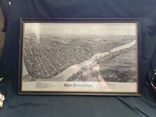 1901 Map of New Brighton, Pennsylvania | New Brighton Pa Wall Art 25