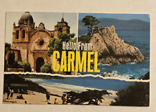 Vintage Postcard, Hello from Carmel, CA picture