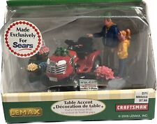 Lemax Village Craftsman Dad's Christmas Wish Sears Exclusive Lawn Mower picture