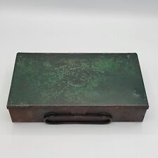 Vintage WW2 US Army Model 1911 Pistol Metal Cleaning Kit Box Empty WWII USMC picture