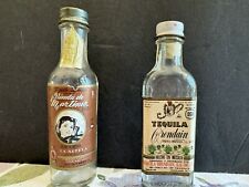 Vintage Mini Tequila Bottles Empty Lot Of Two picture