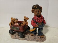 Boyds Bears Huck with Mandy, Zoe and Zack Rollin' Along Style #227727 Bearstone picture