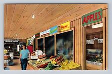 Houghton Lake MI-Michigan, Clarence Drive In Market Advertising Vintage Postcard picture