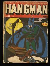 Hangman #8 GD- 1.8 Classic Gallows Cover MLJ 1943 picture