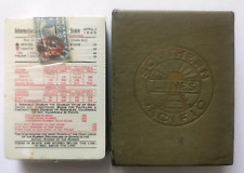 VINTAGE PLAYING CARDS TAX SEAL SOUTHERN PACIFIC RAIL WIDE 1943 52 & 1J & BOOK picture