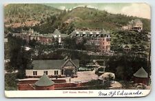 1905 MANITOU SPRINGS COLORADO THE CLIFF HOUSE PIKES PEAK EARLY POSTCARD P2772 picture