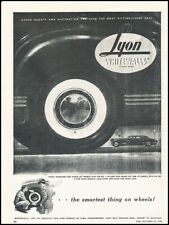 1946 Lyon Whitewall Tire Automobile Vintage Advertisement Print Art Ad J656 picture