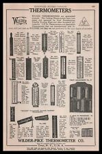 1924 Wilder Pike Thermometer Troy New York Assortment Displays Vintage Print Ad picture