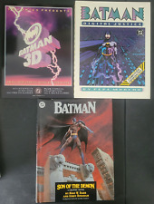 BATMAN GRAPHIC NOVELS SET OF 3 BOOKS DC COMICS SON THE DEMON HARDCOVER 1ST PRINT picture