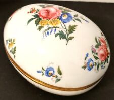 Bone China Easter Egg, floral design, Hammersley & Co, England picture