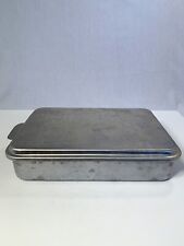 Vintage Mirro Aluminum Cake Pan w/ Snap On Lid 13 x 9 x 2 5/8 picture