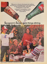 1984 Seagram's Seven vintage print ad picture
